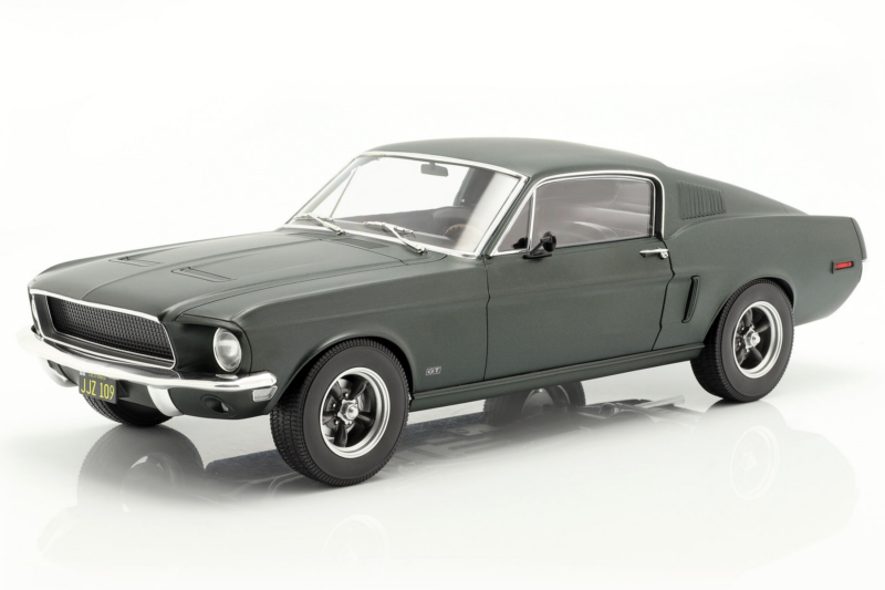 Ford Mustang Fastback Satin Green Metallic Norev 1:12 122702 Metalas