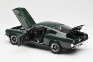 Ford Mustang GT Bullitt Žalias AUTOart 1:18 72812 Metalas - nuotrauka 5 iš 8