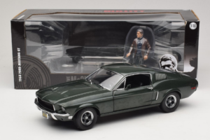 Ford Mustang GT Bullitt su Steve McQueen Figūrėle Greenlight 1:18 12885 Metalas - nuotrauka 8 iš 8