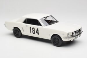 Ford Mustang Hardtop #184 B. Neyret / J. Terramorsi Rally Monte Carlo 1965 Norev 1:18 182801 Metalas - nuotrauka 4 iš 6