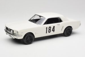 Ford Mustang Hardtop #184 B. Neyret / J. Terramorsi Rally Monte Carlo 1965 Norev 1:18 182801 Metalas
