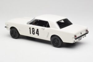 Ford Mustang Hardtop #184 B. Neyret / J. Terramorsi Rally Monte Carlo 1965 Norev 1:18 182801 Metalas - nuotrauka 5 iš 6