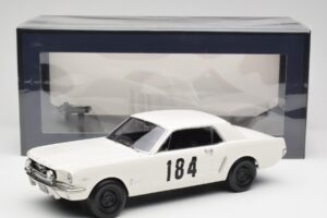 Ford Mustang Hardtop #184 B. Neyret / J. Terramorsi Rally Monte Carlo 1965 Norev 1:18 182801 Metalas - nuotrauka 6 iš 6