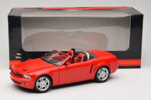 Ford Mustang S197 GT Kabrioletas Raudonas Beanstalk Group 1:18 FOR10016R Metalas - nuotrauka 8 iš 8