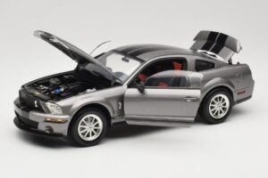 Ford Mustang S197 Shelby GT500 40th Anniversary Pilkas Shelby Collectibles 1:18 DC075005 Metalas - nuotrauka 2 iš 8