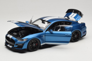 Ford Mustang Shelby GT500 S550 Atlas Blue Metallic IXO 1:18 18RDC244-FO Metalas - nuotrauka 2 iš 8
