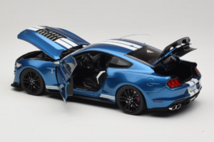Ford Mustang Shelby GT500 S550 Atlas Blue Metallic IXO 1:18 18RDC244-FO Metalas - nuotrauka 5 iš 8
