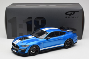 Ford Mustang Shelby GT500 S550 Mėlynas GT Spirit 1:18 GT268 Derva - nuotrauka 6 iš 6