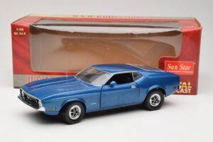 Ford Mustang SportsRoof Mėlynas Sun Star 1:18 3612 Metalas - nuotrauka 8 iš 8