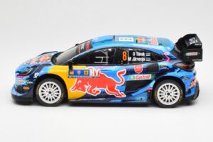 Ford Puma Rally1 #8 O. Tanak / M. Jarveoja 3rd Rally Central Europe 2023 IXO 1:18 18RMC187 Metalas - nuotrauka 3 iš 6