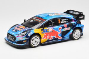 Ford Puma Rally1 #8 O. Tanak / M. Jarveoja 3rd Rally Central Europe 2023 IXO 1:18 18RMC187 Metalas