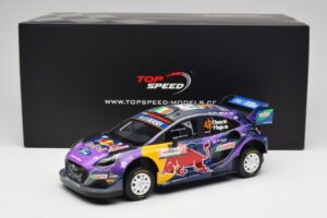 Ford Puma Rally1 #42 C. Breen / P. Nagle M-Sport Ford Rally Italia Sardegna 2022 TopSpeed 1:18 TS0491 Metalas - nuotrauka 6 iš 6