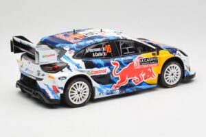 Ford Puma Rally1 WRC #16 A. Fourmaux / A. Coria Rally Monte Carlo 2024 IXO 1:18 18RMC198 Metalas - nuotrauka 2 iš 6