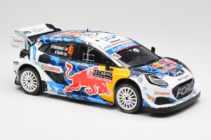 Ford Puma Rally1 WRC #16 A. Fourmaux / A. Coria Rally Monte Carlo 2024 IXO 1:18 18RMC198 Metalas - nuotrauka 4 iš 6