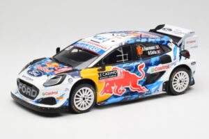 Ford Puma Rally1 WRC #16 A. Fourmaux / A. Coria Rally Monte Carlo 2024 IXO 1:18 18RMC198 Metalas