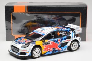 Ford Puma Rally1 WRC #16 A. Fourmaux / A. Coria Rally Monte Carlo 2024 IXO 1:18 18RMC198 Metalas - nuotrauka 6 iš 6
