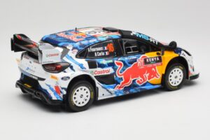 Ford Puma Rally1 WRC M-Sport #16 A. Fourmaux / A. Coria Safari Rally Kenya 2024 IXO 1:18 18RMC207 Metalas - nuotrauka 2 iš 6