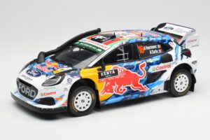 Ford Puma Rally1 WRC M-Sport #16 A. Fourmaux / A. Coria Safari Rally Kenya 2024 IXO 1:18 18RMC207 Metalas