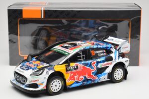 Ford Puma Rally1 WRC M-Sport #16 A. Fourmaux / A. Coria Safari Rally Kenya 2024 IXO 1:18 18RMC207 Metalas - nuotrauka 6 iš 6