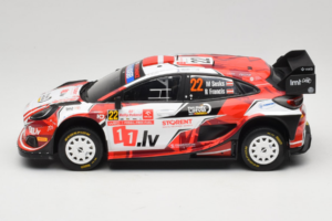 Ford Puma Rally1 WRC #22 M-Sport Ford World Rally Team M. Sesks / R. Francis Rally Poland 2024 IXO 1:18 18RMC215 Metalas - nuotrauka 3 iš 6