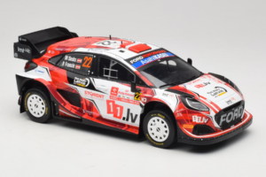 Ford Puma Rally1 WRC #22 M-Sport Ford World Rally Team M. Sesks / R. Francis Rally Poland 2024 IXO 1:18 18RMC215 Metalas - nuotrauka 4 iš 6