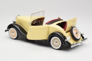 Ford Roadster Dearborn Yellow Solido 1:18 8008 Metalas - nuotrauka 5 iš 8