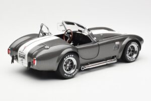 Ford Shelby Cobra 427 S/C Pilkas Metalas Su Baltais Juostomis Kyosho 1:18 08045GRW Metalas - nuotrauka 3 iš 8