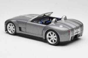Shelby Cobra Kabrioletas Grey Metallic Hot Wheels 1:18 G7220 Metalas - nuotrauka 7 iš 8