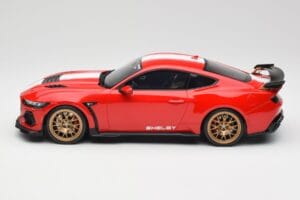 Ford Shelby Mustang Super Snake Raudonas GT Spirit 1:18 GT531 Derva - nuotrauka 3 iš 6
