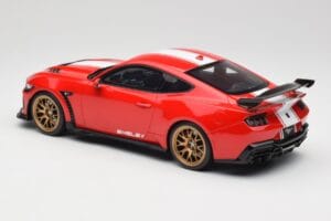Ford Shelby Mustang Super Snake Raudonas GT Spirit 1:18 GT531 Derva - nuotrauka 5 iš 6