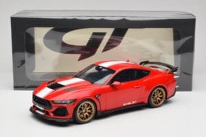 Ford Shelby Mustang Super Snake Raudonas GT Spirit 1:18 GT531 Derva - nuotrauka 6 iš 6