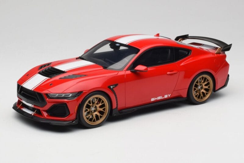 Ford Shelby Mustang Super Snake Raudonas GT Spirit 1:18 GT531 Derva