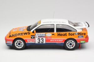 Ford Sierra RS Cosworth #33 R. Brookes RAC Rally 1989 IXO 1:18 18RMC115 Metalas - nuotrauka 3 iš 6
