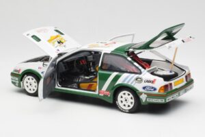 Ford Sierra RS Cosworth #8 D. Auriol / B. Occelli Rally Tour de Corse 1988 AUTOart 1:18 88812 Metalas - nuotrauka 5 iš 8