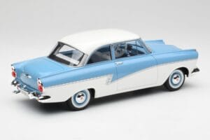 Ford Taunus 17M P2 Šviesiai Mėlynas & Baltas BoS Models 1:18 BOS019 Metalas - nuotrauka 2 iš 6