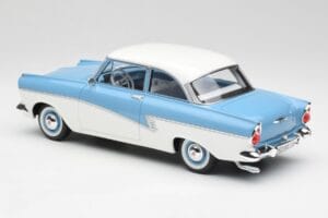Ford Taunus 17M P2 Šviesiai Mėlynas & Baltas BoS Models 1:18 BOS019 Metalas - nuotrauka 5 iš 6