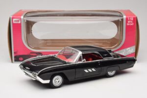 Ford Thunderbird Juodas Anson 1:18 30344 Metalas - nuotrauka 8 iš 8