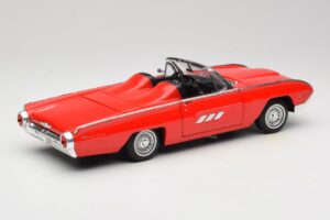 Ford Thunderbird Kabrioletas Raudonas Anson 1:18 30334 Metalas - nuotrauka 3 iš 8