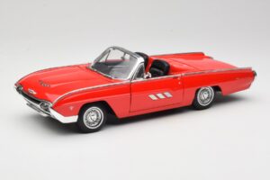 Ford Thunderbird Kabrioletas Raudonas Anson 1:18 30334 Metalas