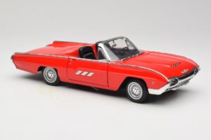 Ford Thunderbird Kabrioletas Raudonas Anson 1:18 30334 Metalas - nuotrauka 6 iš 8
