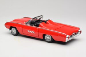 Ford Thunderbird Kabrioletas Raudonas Anson 1:18 30334 Metalas - nuotrauka 7 iš 8