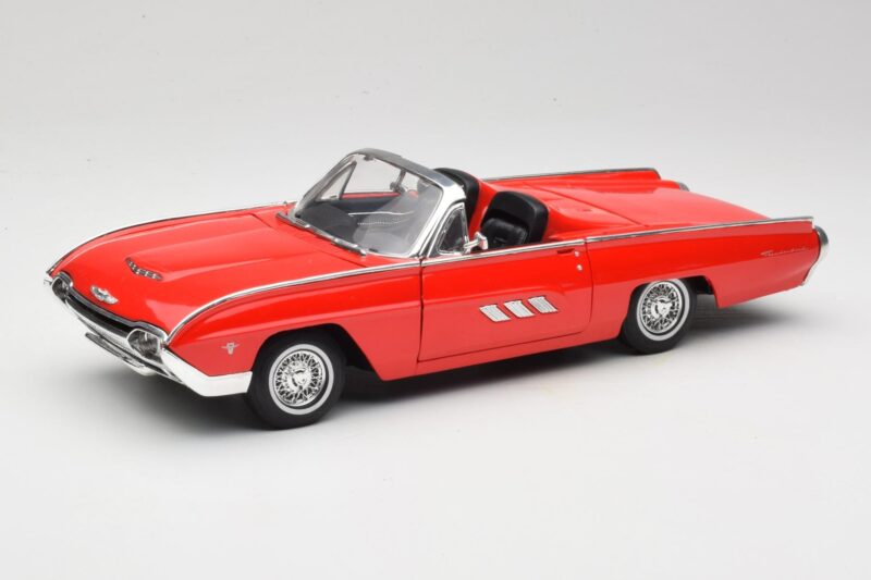 Ford Thunderbird Kabrioletas Raudonas Anson 1:18 30334 Metalas