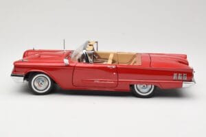 Ford Thunderbird Kabrioletas Raudonas Sun Star 1:18 4311 Metalas - nuotrauka 4 iš 8