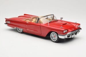 Ford Thunderbird Kabrioletas Raudonas Sun Star 1:18 4311 Metalas - nuotrauka 6 iš 8
