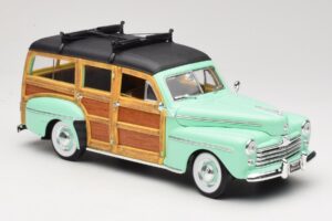 Ford Woody Panel Wagon Mėtų Žalia Road Signature 1:18 20028 Metalas - nuotrauka 6 iš 8