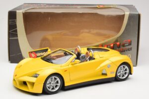 Giugiaro Prima Speedster Geltonas Bburago 1:18 33334013 Metalas - nuotrauka 8 iš 8