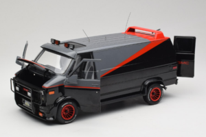 GMC Vandura A-Team Van Hot Wheels 1:18 V7439 Metalas - nuotrauka 2 iš 8