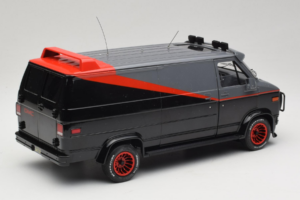 GMC Vandura A-Team Van Hot Wheels 1:18 V7439 Metalas - nuotrauka 3 iš 8