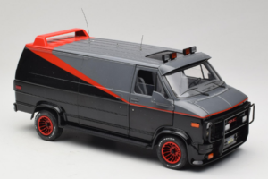 GMC Vandura A-Team Van Hot Wheels 1:18 V7439 Metalas - nuotrauka 6 iš 8