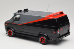 GMC Vandura A-Team Van Hot Wheels 1:18 V7439 Metalas - nuotrauka 7 iš 8